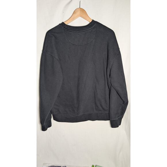 Eddie Bauer Men's Signature Logo Crew Neck Sweatshirt Size XL Black Oxford - Picture 6 of 8